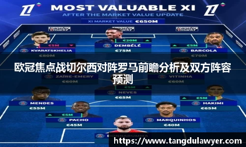 欧冠焦点战切尔西对阵罗马前瞻分析及双方阵容预测